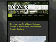 Tablet Screenshot of crozierdesigns.com